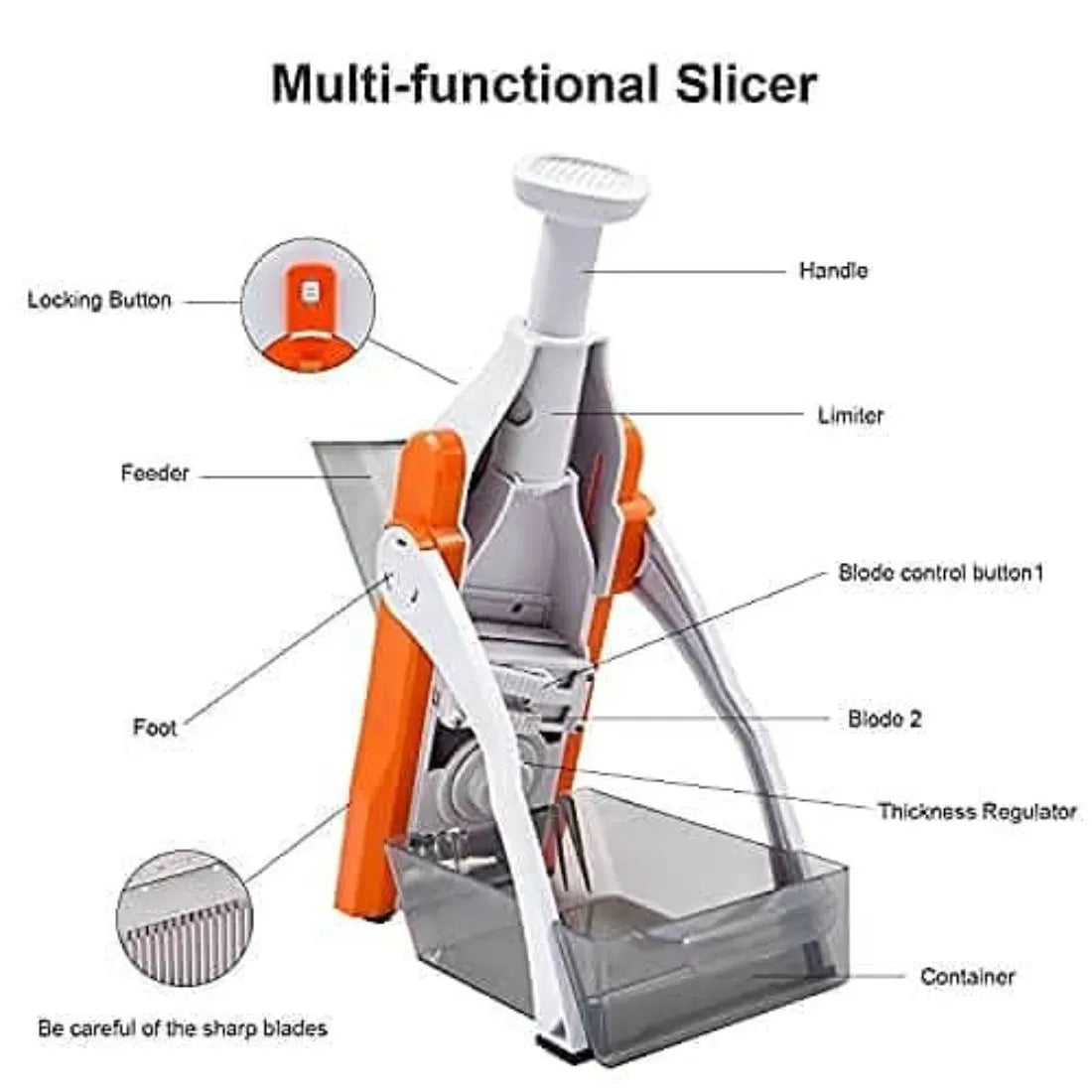 Multifunctional Mandoline Slicer