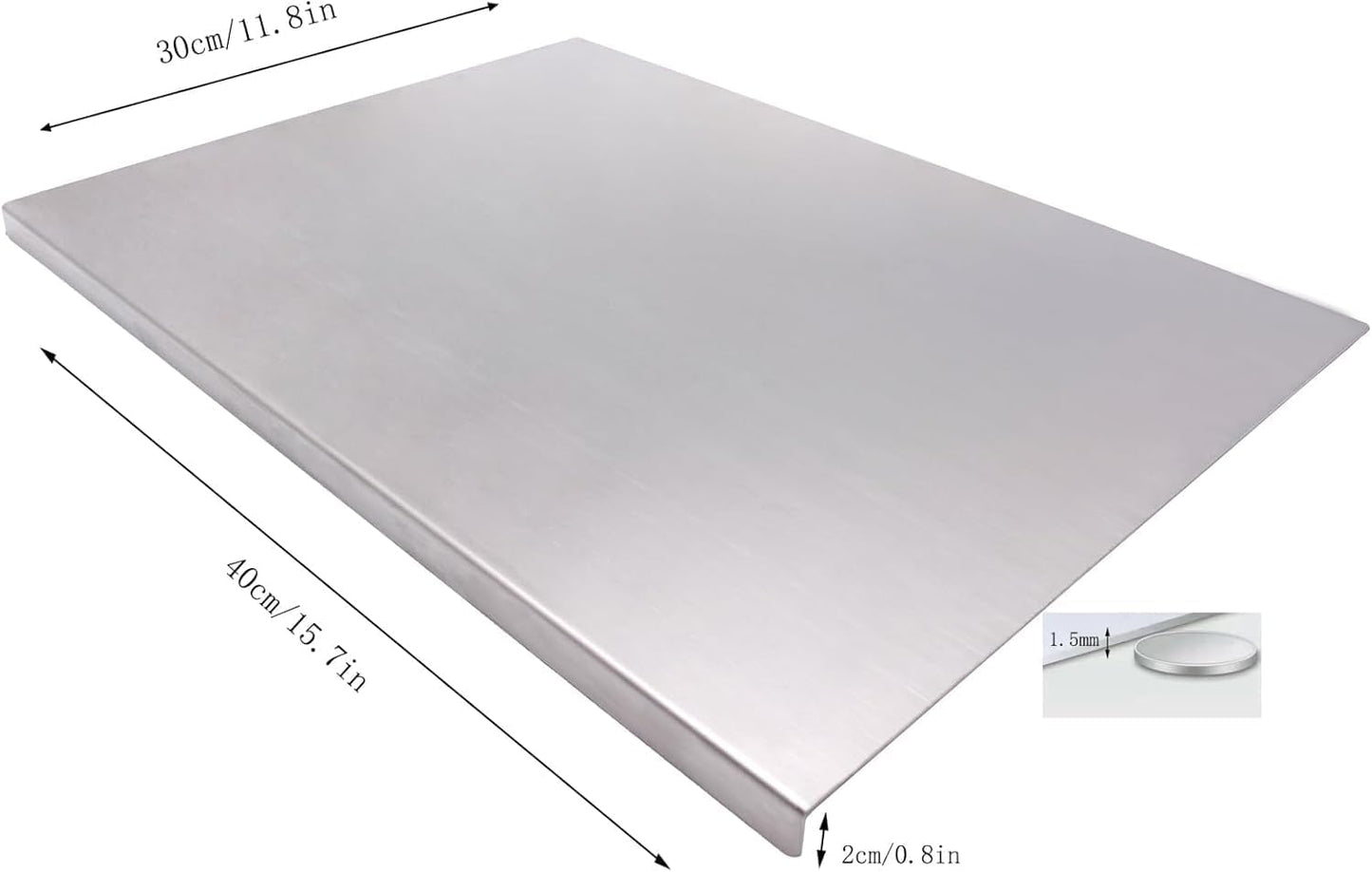 Premium Stainless Steel Chopping Board