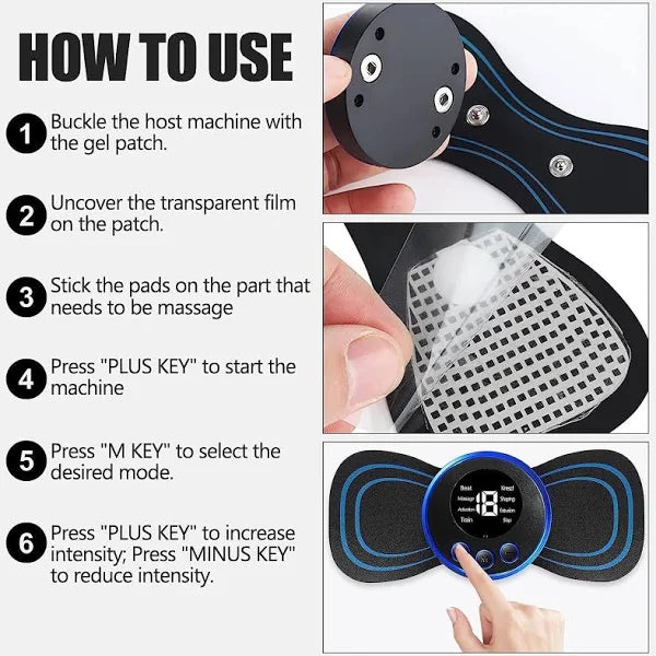 Portable USB Mini Cervical Massager EMS